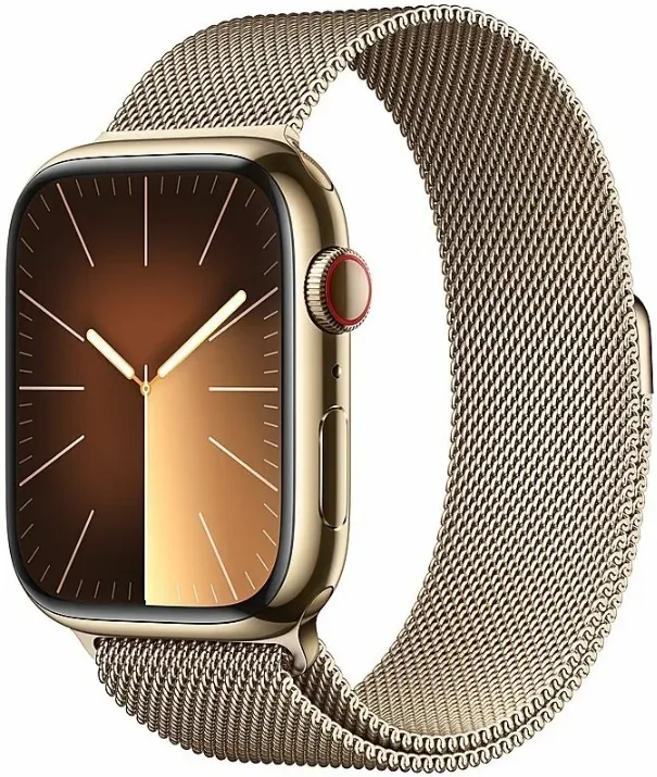 Умные часы Apple Watch Series 9 41 мм, золото/золотая петля купить в ...